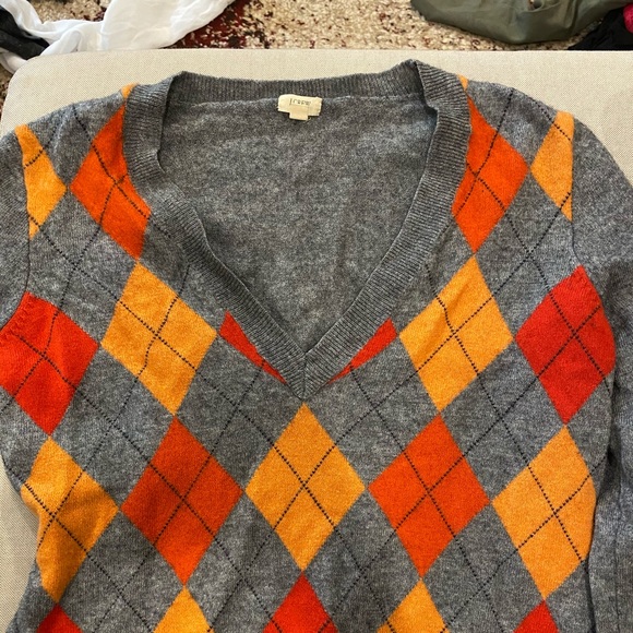 J Crew argyle sweater M - Picture 1 of 2
